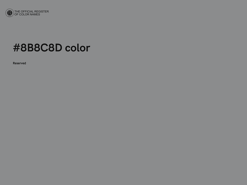 #8B8C8D color image