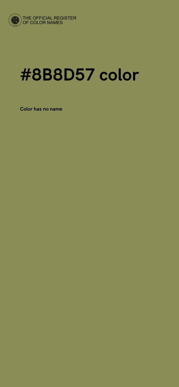 #8B8D57 color image
