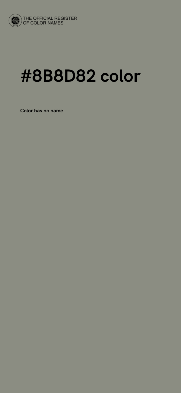 #8B8D82 color image