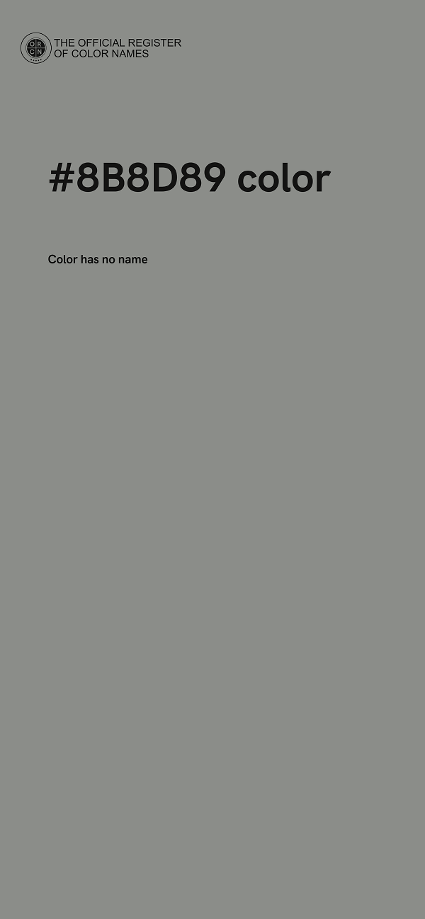 #8B8D89 color image