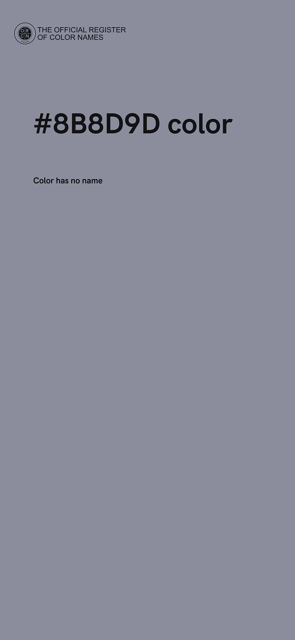 #8B8D9D color image