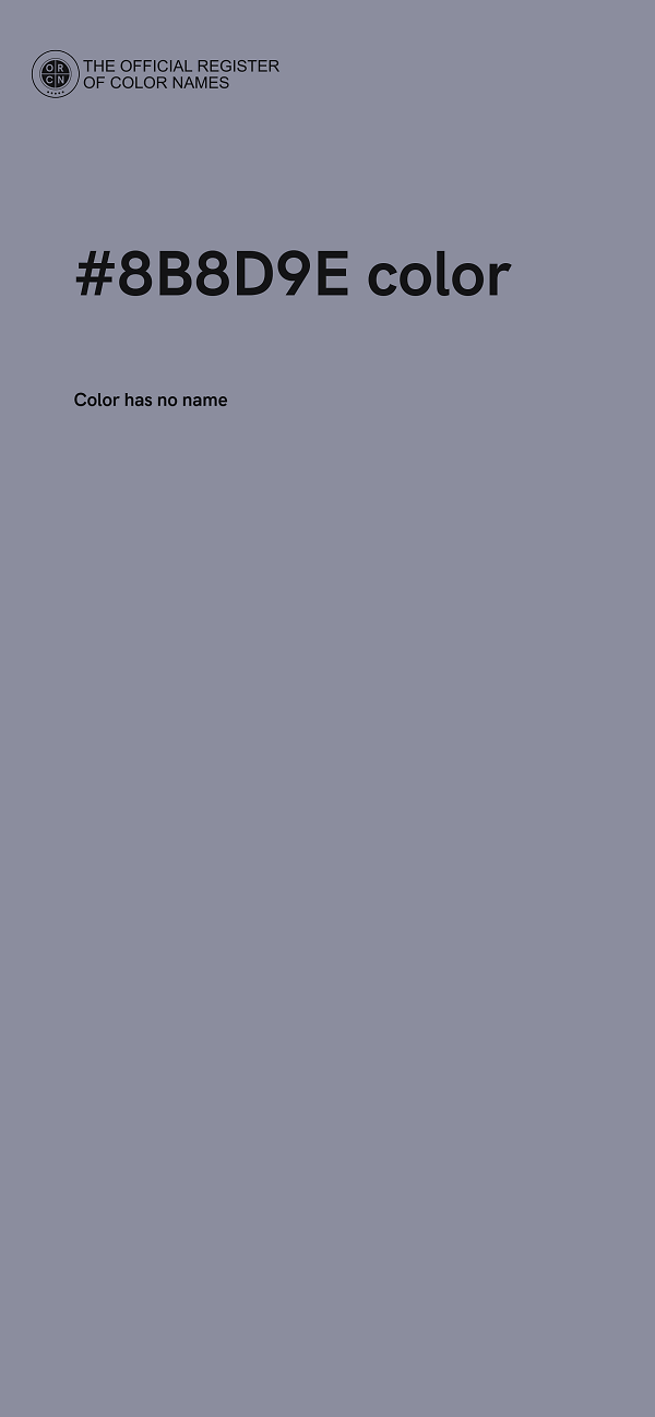 #8B8D9E color image