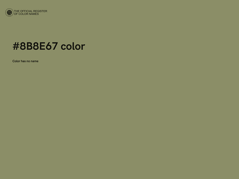 #8B8E67 color image