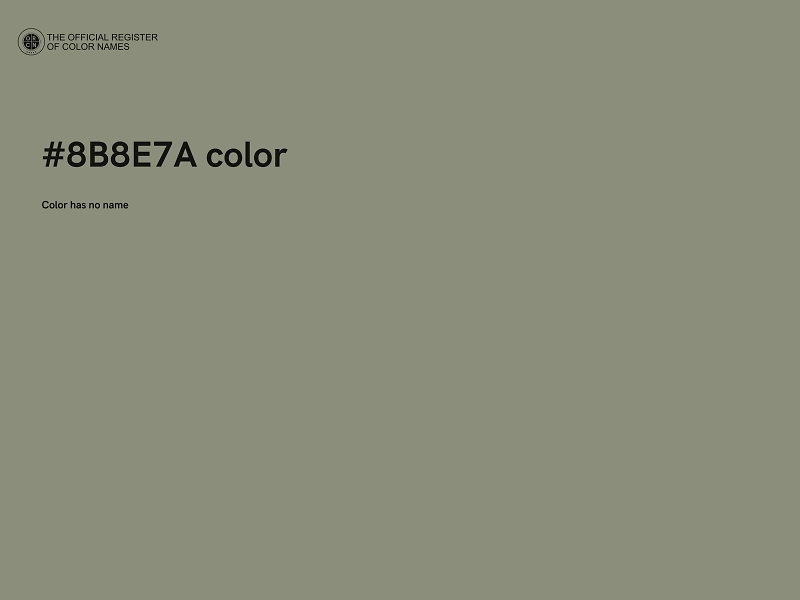 #8B8E7A color image