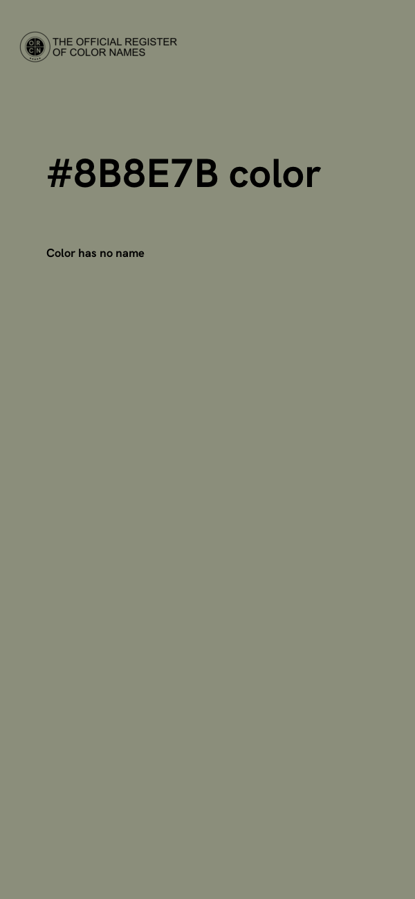 #8B8E7B color image