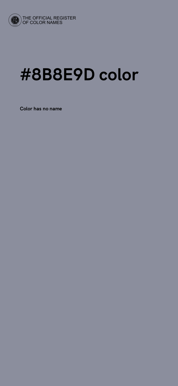 #8B8E9D color image