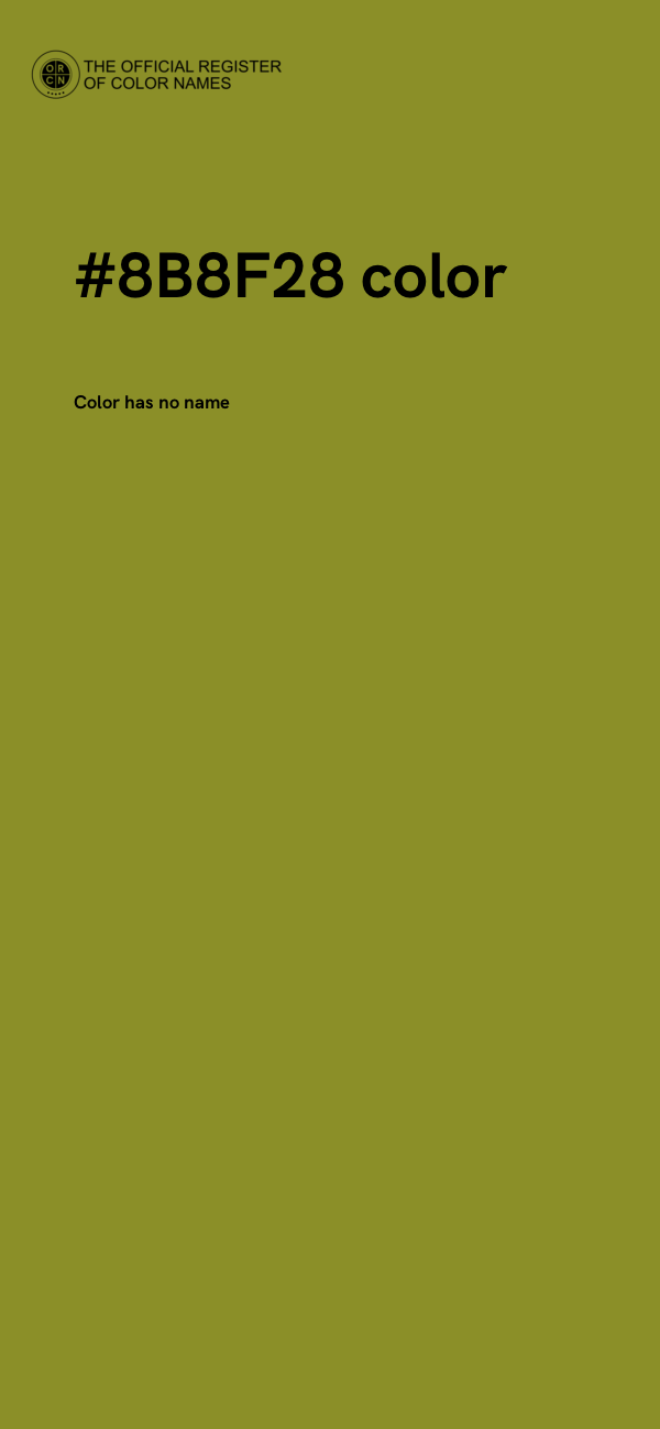 #8B8F28 color image
