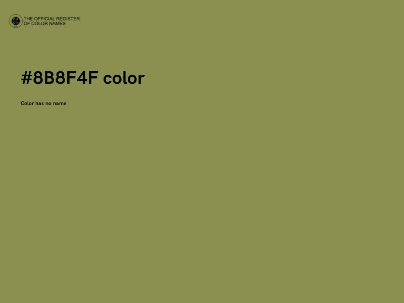 #8B8F4F color image