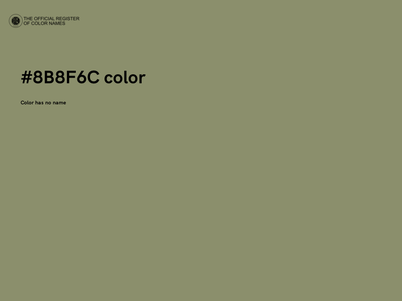 #8B8F6C color image