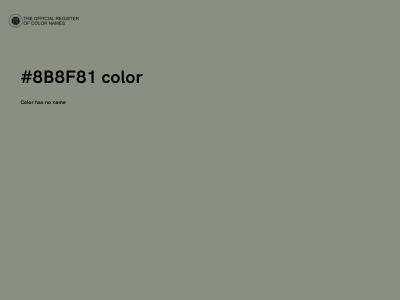 #8B8F81 color image