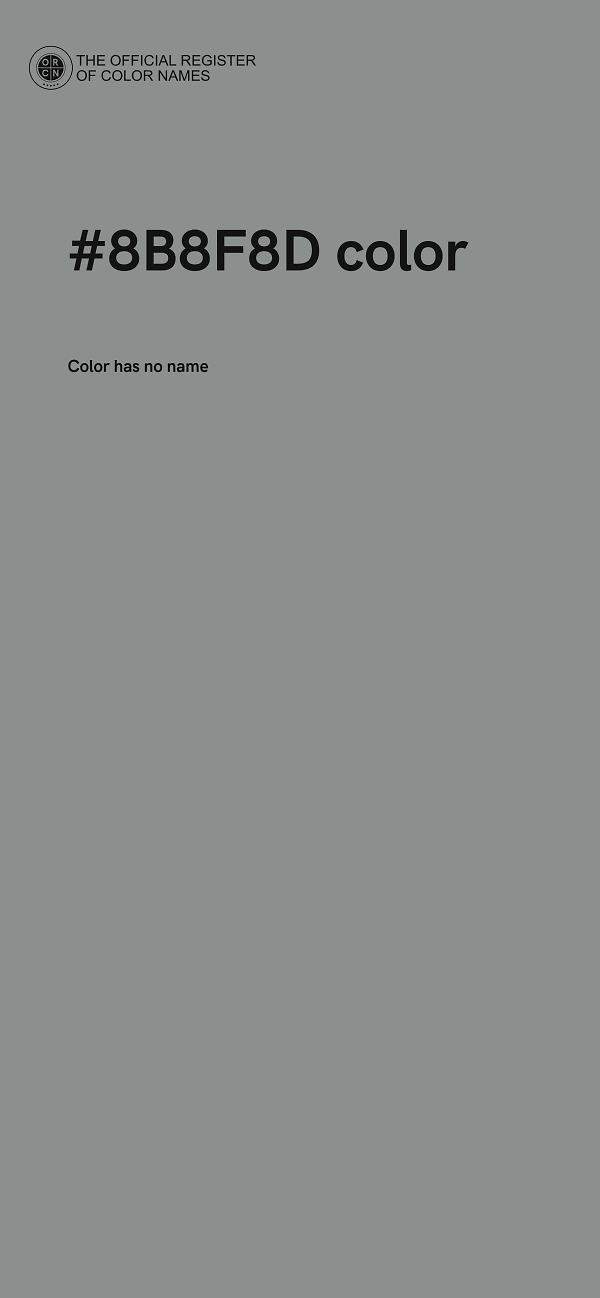 #8B8F8D color image