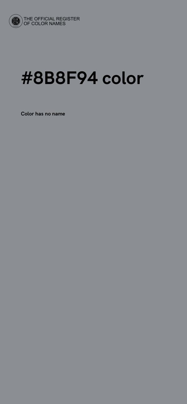 #8B8F94 color image