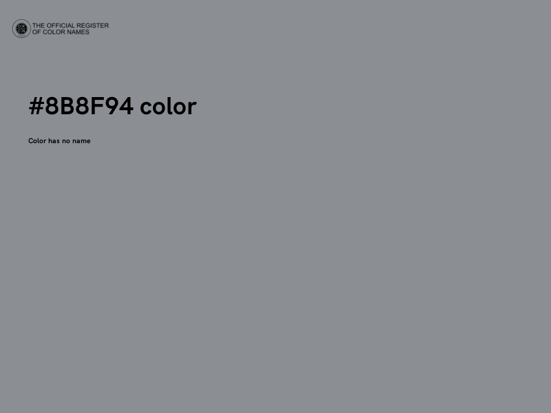 #8B8F94 color image