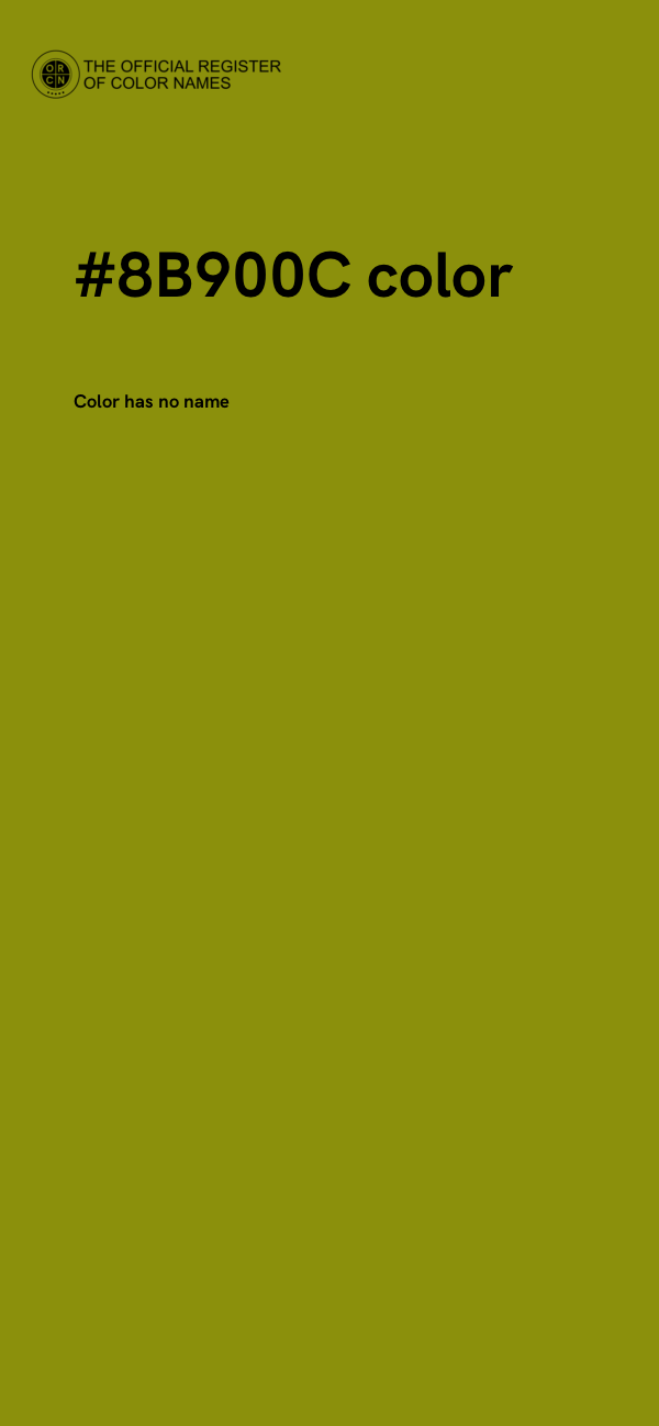 #8B900C color image