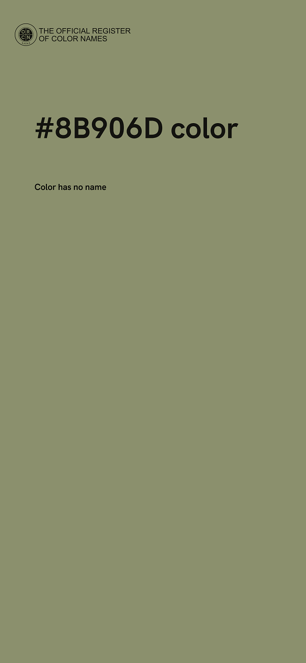 #8B906D color image