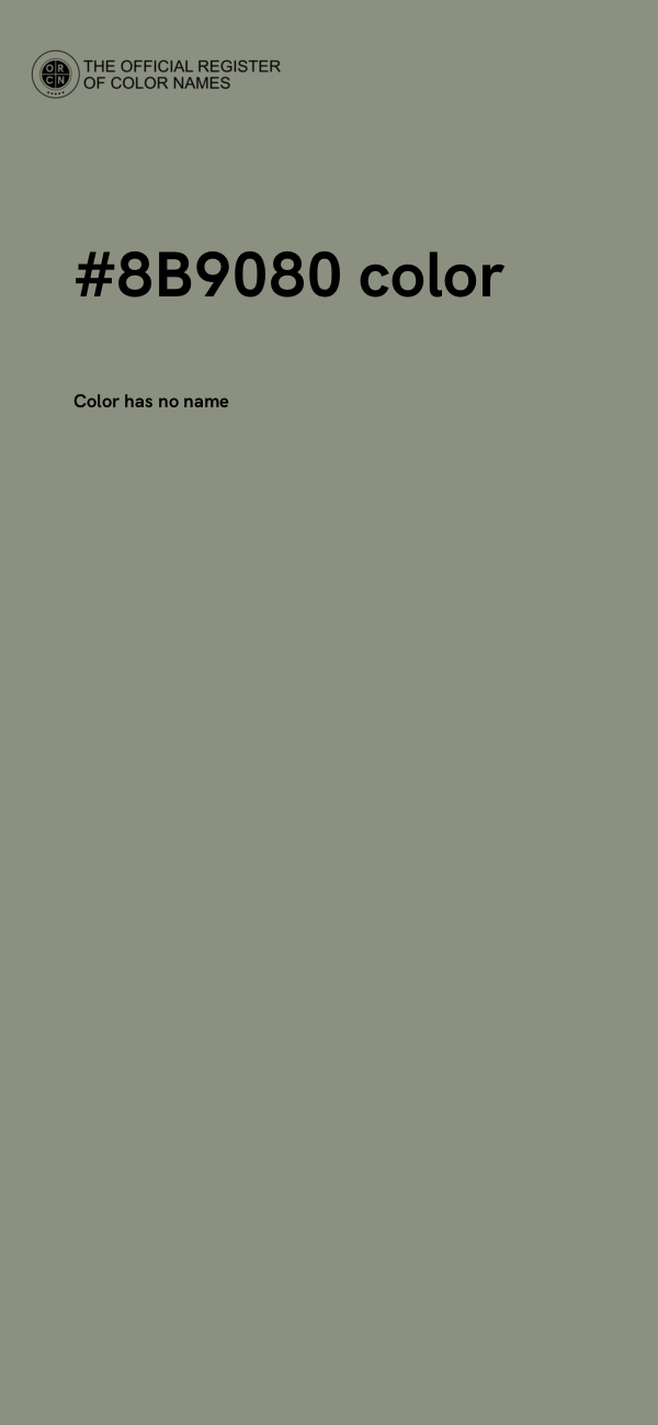 #8B9080 color image