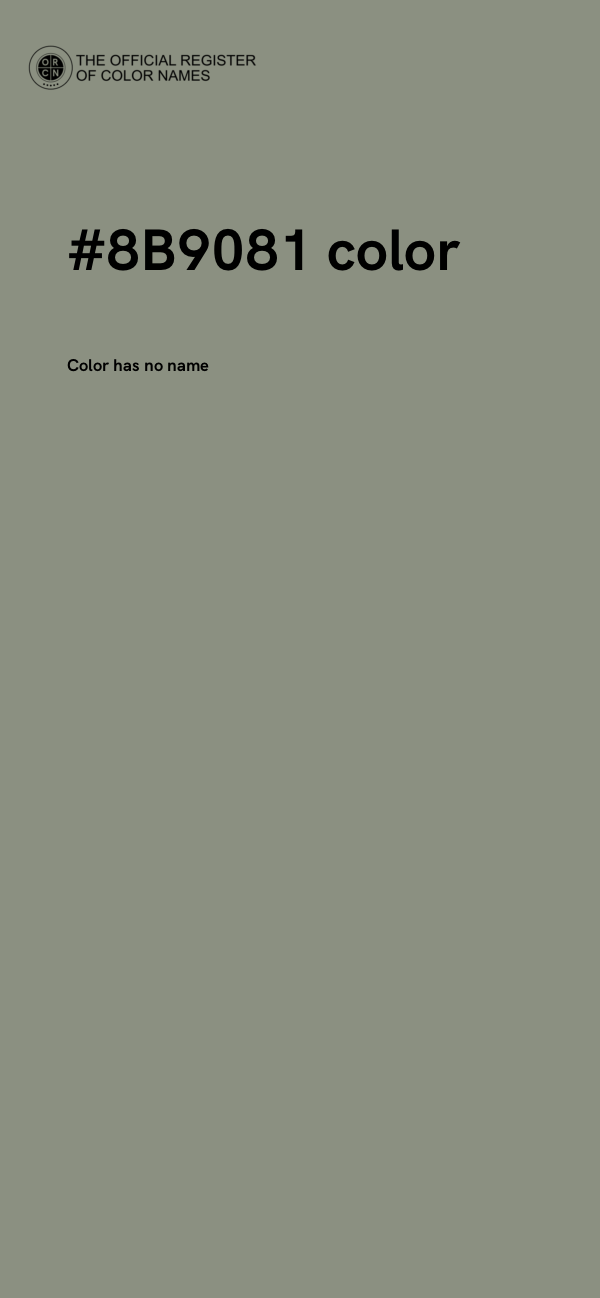 #8B9081 color image