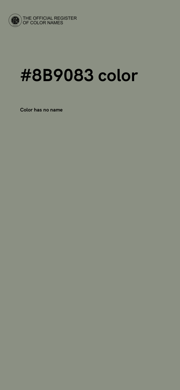 #8B9083 color image