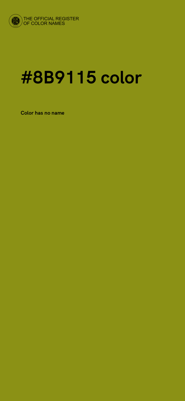 #8B9115 color image