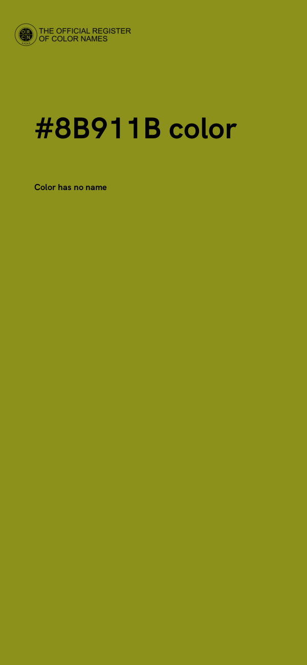 #8B911B color image