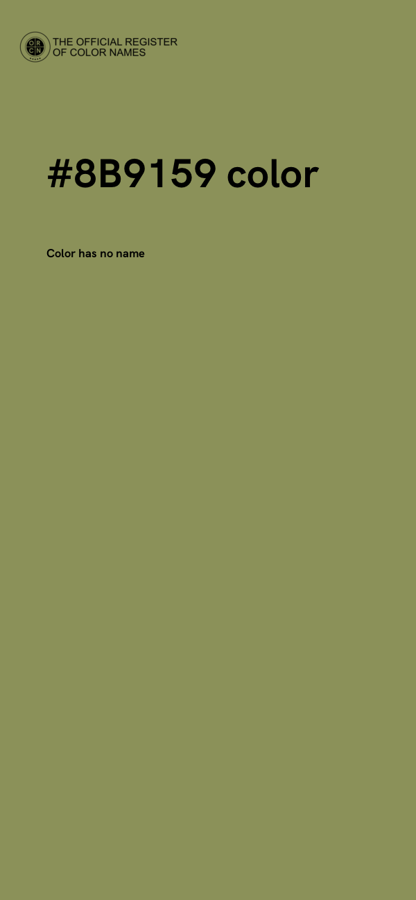#8B9159 color image