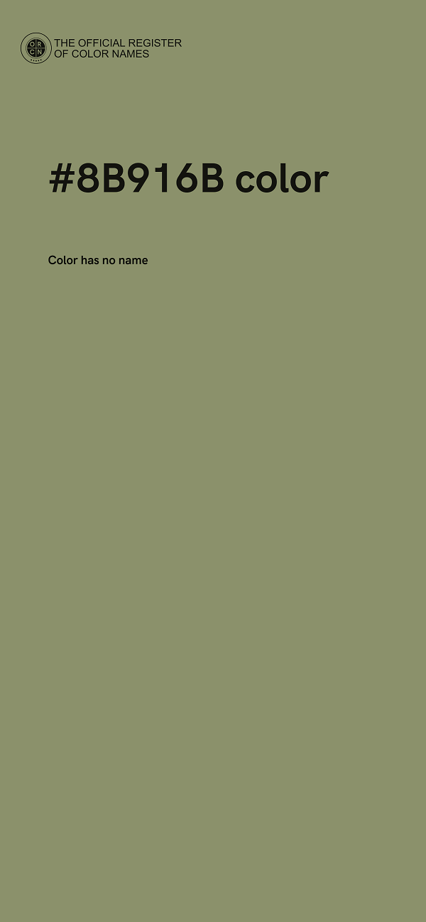 #8B916B color image