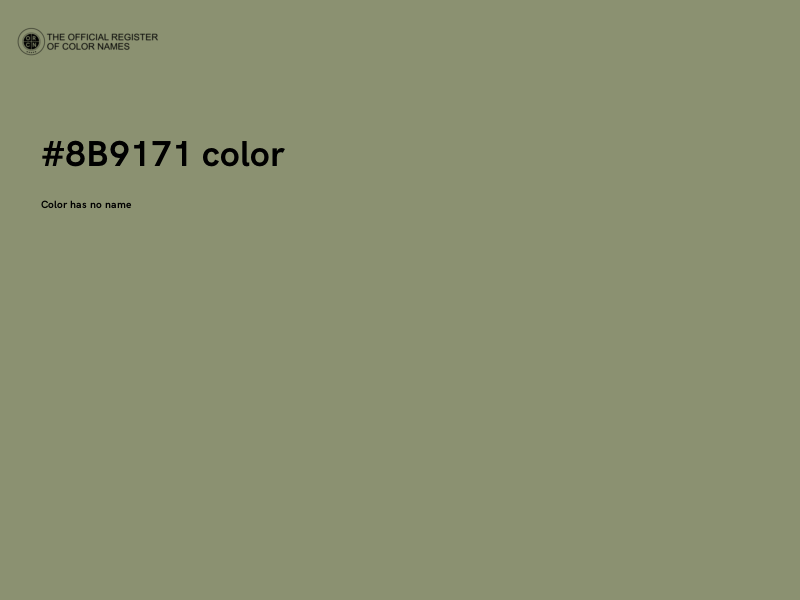#8B9171 color image