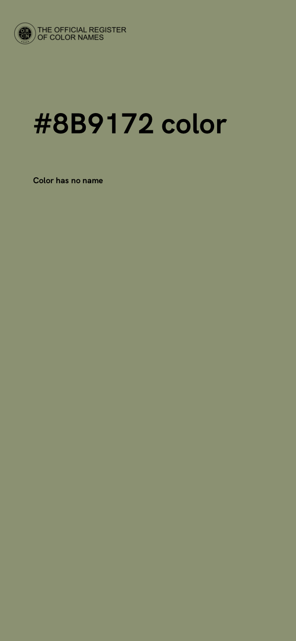 #8B9172 color image