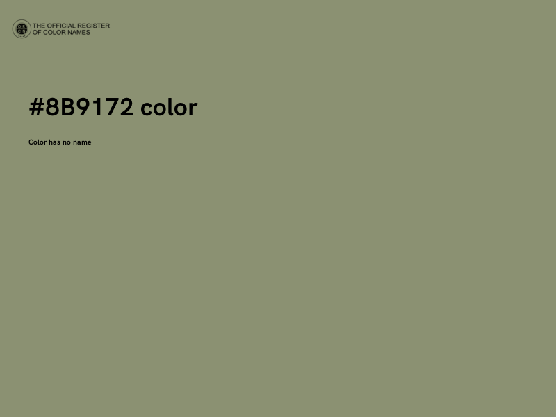 #8B9172 color image