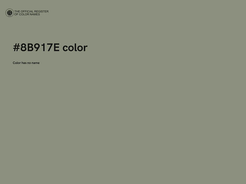 #8B917E color image