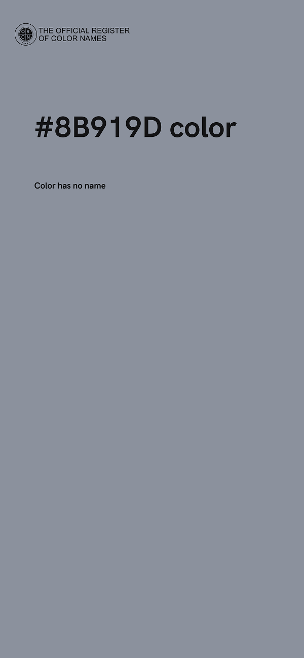 #8B919D color image