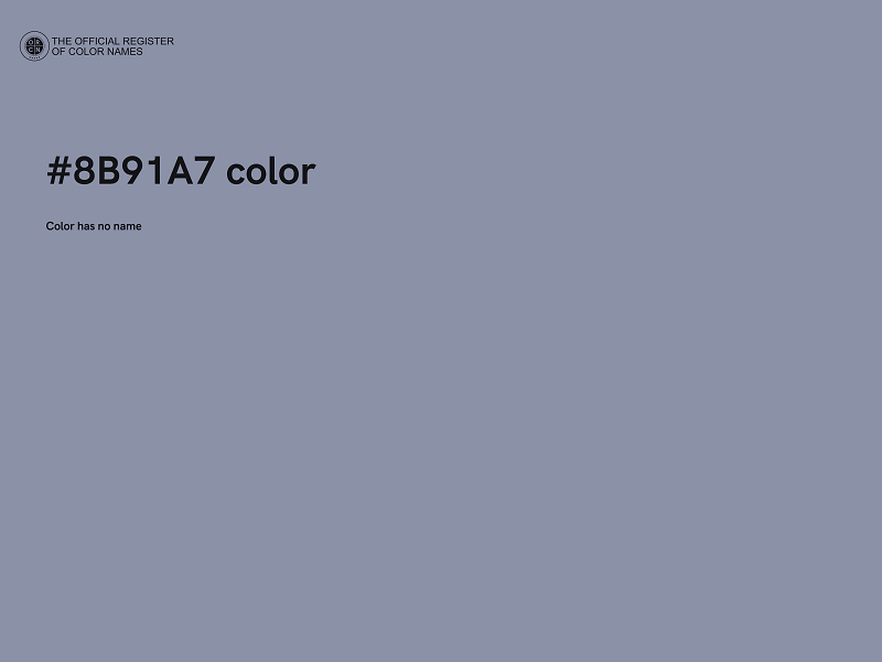 #8B91A7 color image