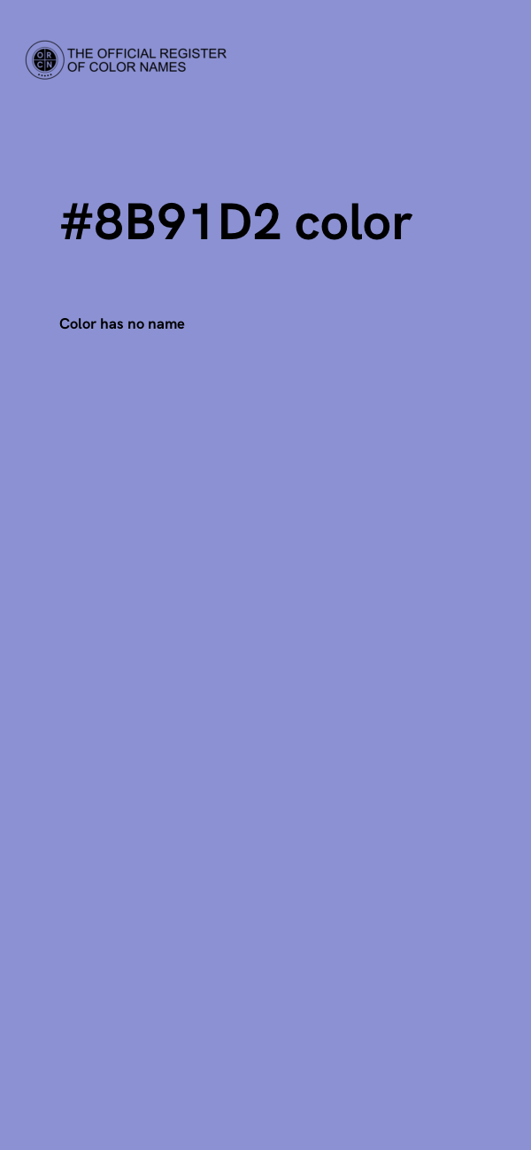 #8B91D2 color image