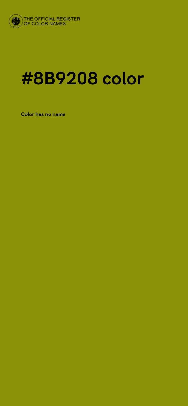 #8B9208 color image