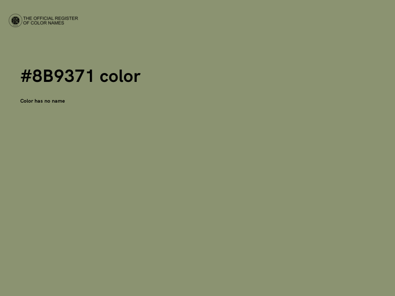 #8B9371 color image