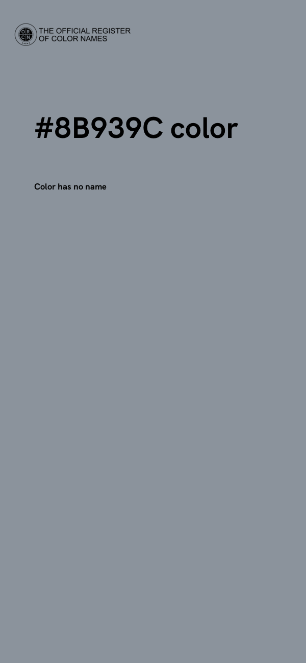 #8B939C color image