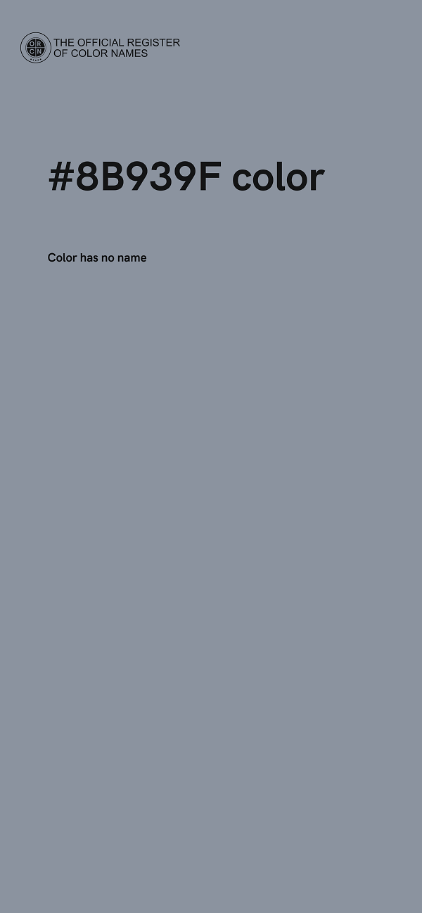 #8B939F color image