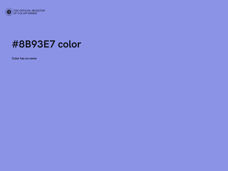 #8B93E7 color image