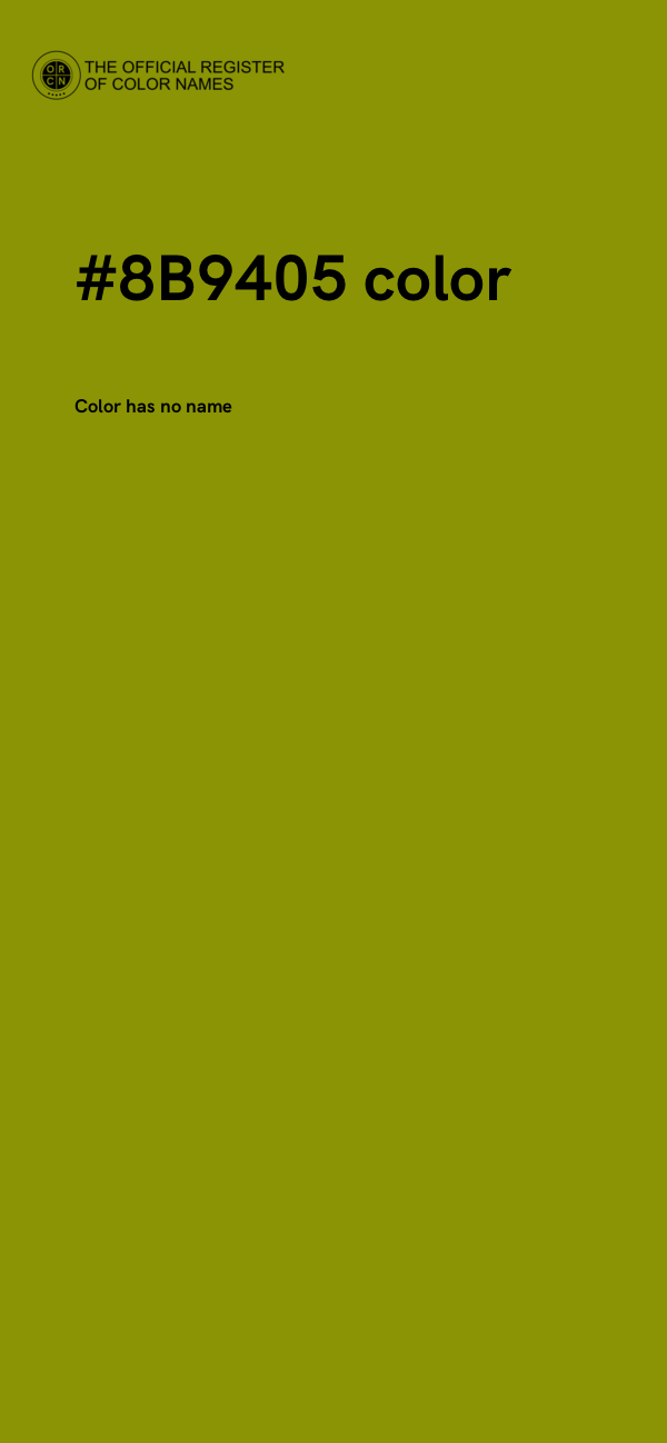 #8B9405 color image