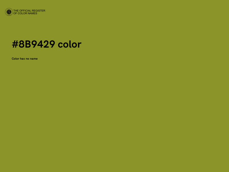 #8B9429 color image