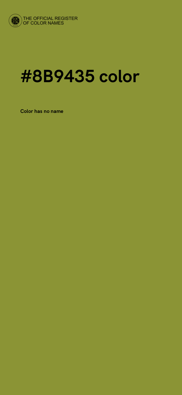 #8B9435 color image