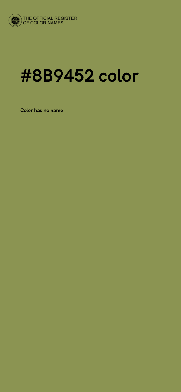#8B9452 color image