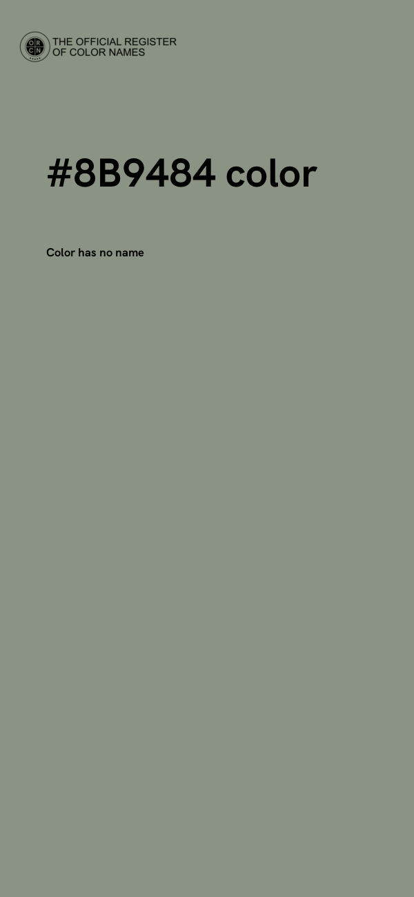 #8B9484 color image