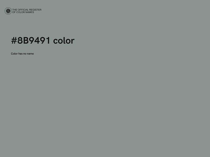 #8B9491 color image