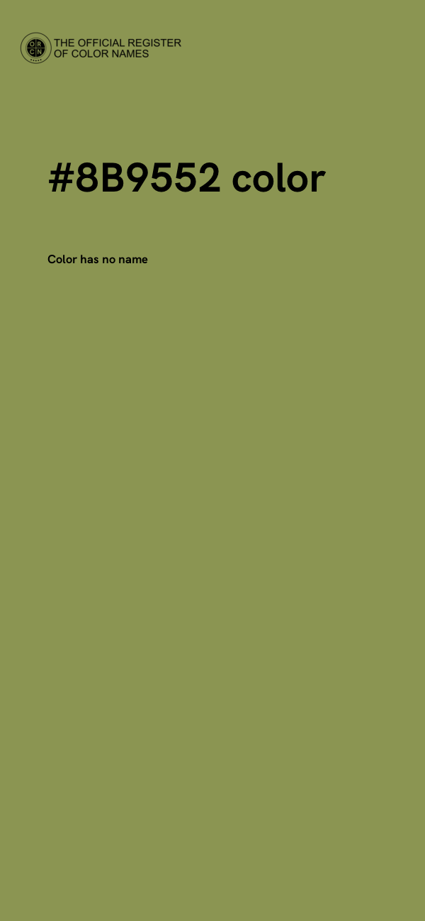 #8B9552 color image