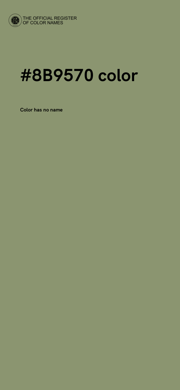 #8B9570 color image