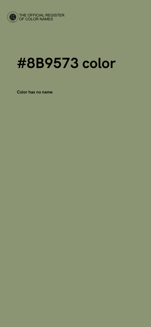 #8B9573 color image