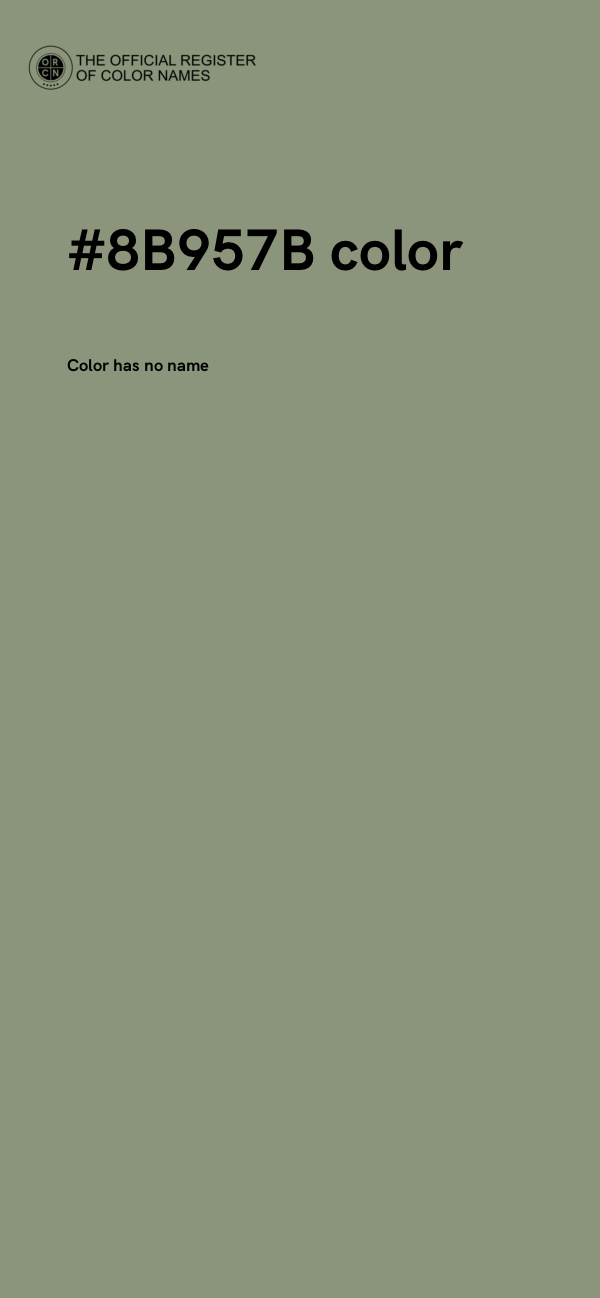 #8B957B color image
