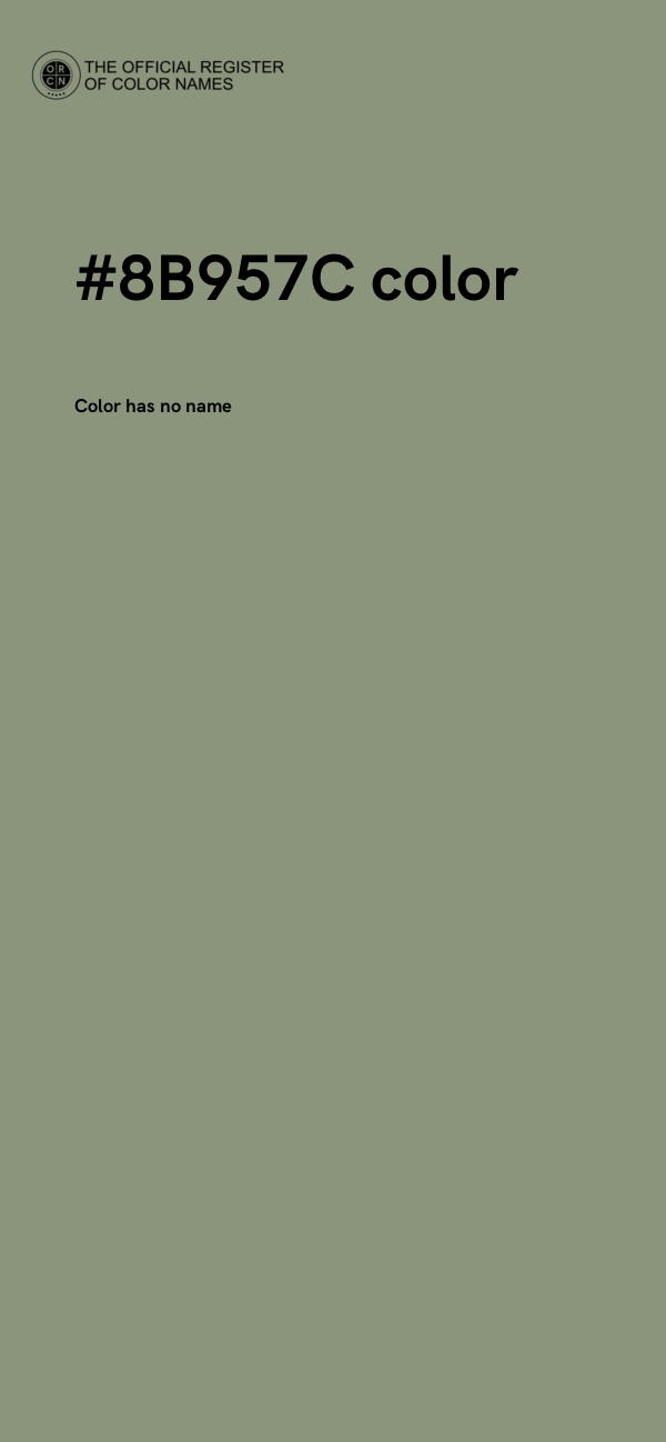 #8B957C color image