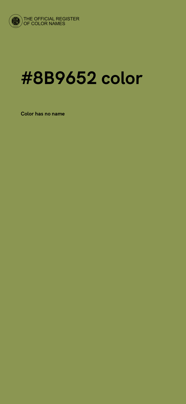 #8B9652 color image